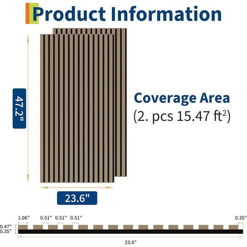 3D Fluted Wood Slat Acoustic Panels