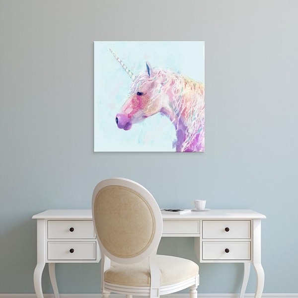Easy Art Prints Victoria Borges's 'Mystic Unicorn II' Premium Canvas Art