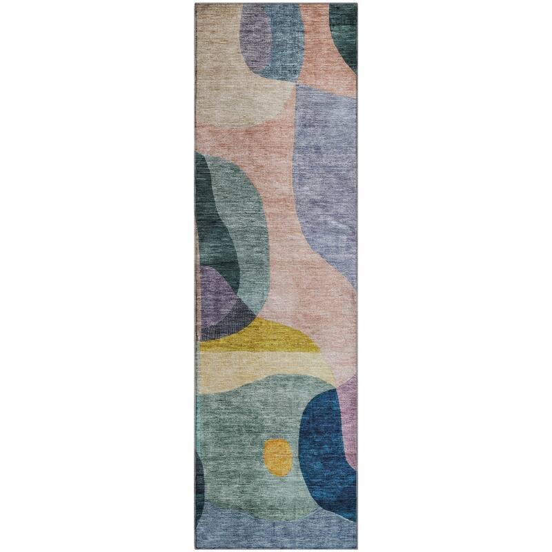 Premium Washable Super Soft Abstract Contemporary Mayfield Rug