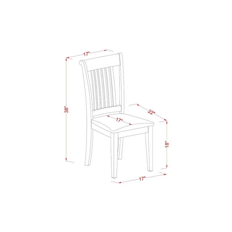Dinette Table Set 3 Piece - Kitchen Table with Chairs, Small Space Dining Set, Oak Finish