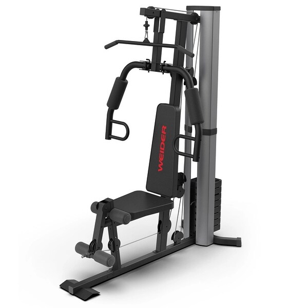 Weider WESY34620 Legacy Home Gym Weight Strength Fitness Training System Black