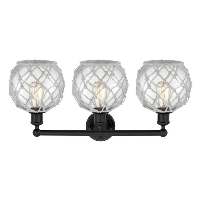 Innovations Lighting Endless Possibilities Edison - Farmhouse Rope - 3 Light 26" Bath Vanity Light