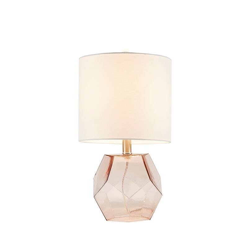 Bella Geometric Glass Table Lamp for living room,bedroom,and dining room
