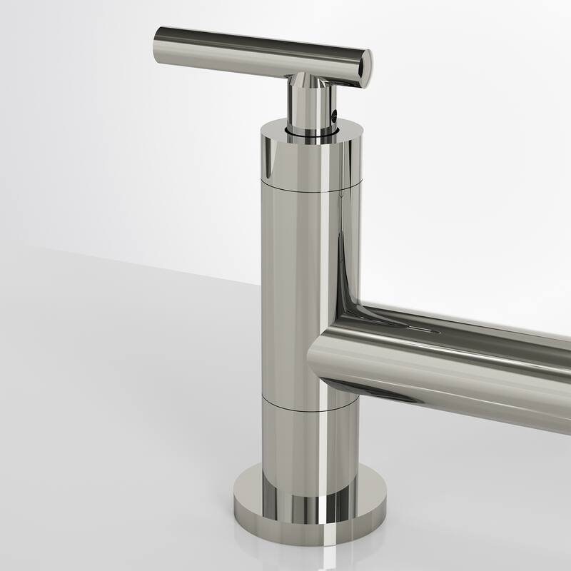 2-Handle Deck Mount Kitchen Faucet 2-Hole Bridge Kitchen Faucet with Side Sprayer