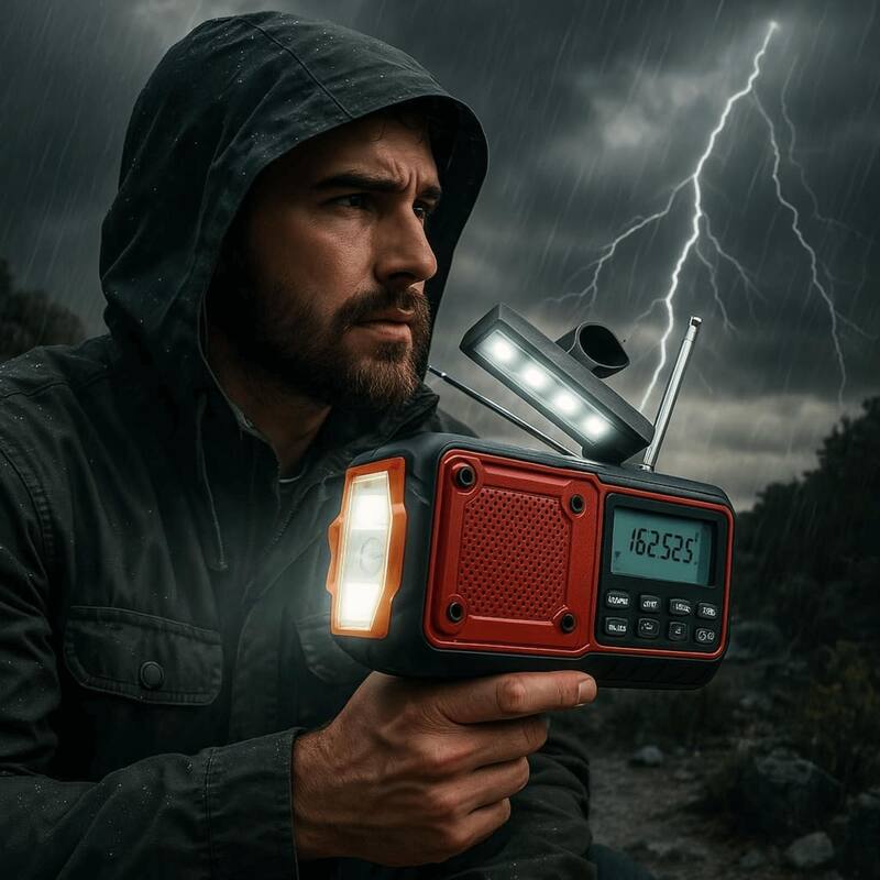 Supersonic Guardian Multi-Powered Emergency Radio with NOAA