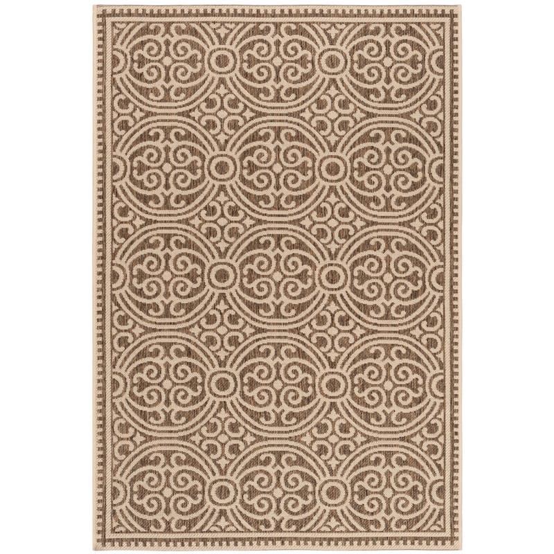 SAFAVIEH Linden Myriame Indoor/ Outdoor Waterproof Patio Backyard Rug