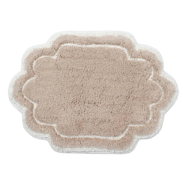 Home Weavers Allure Collection Absorbent Cotton, Machine Washable and Dry Bath Rugs