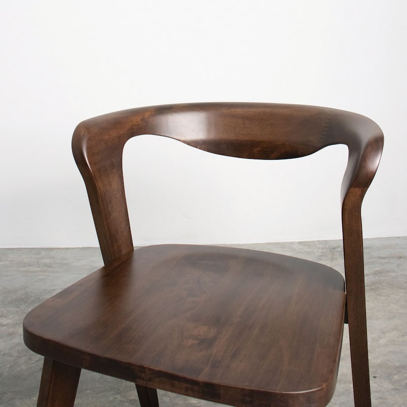 Furniture of America Abigail III Mid-century Modern Handcrafted Solid Hardwood Side Chair (Set of 2)