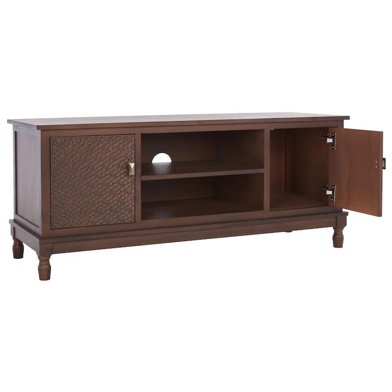 SAFAVIEH Halton 2 Door 1 Shelf Media Stand - 47" W x 16" D x 20" H