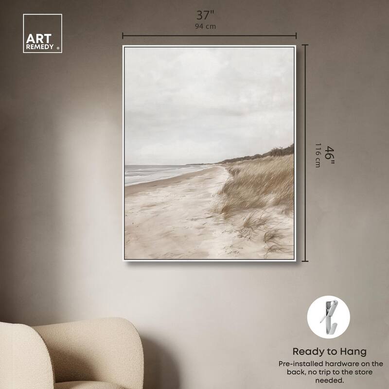 Coastal Calm Canvas by Art Remedy