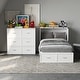 preview thumbnail 1 of 18, 44.4"Murphy Bed Chest with Drawers For Home Office or Small Room
