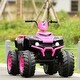 preview thumbnail 9 of 80, Costway 12V Kids 4-Wheeler ATV Quad Ride On Car w/ LED Lights Music - 42''x25.5''x29''(LxWxH)