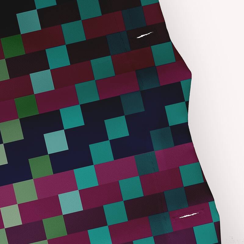 71 x 74-inch Mad for Plaid Geometric Print Shower Curtain