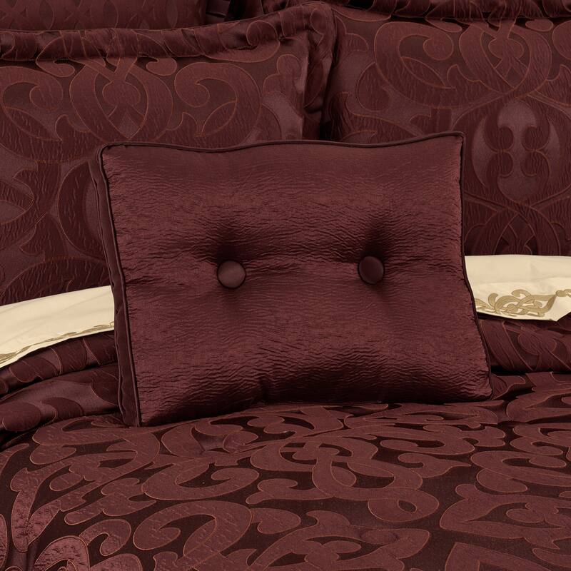 La Boheme Maroon Boudoir Decorative Throw Pillow