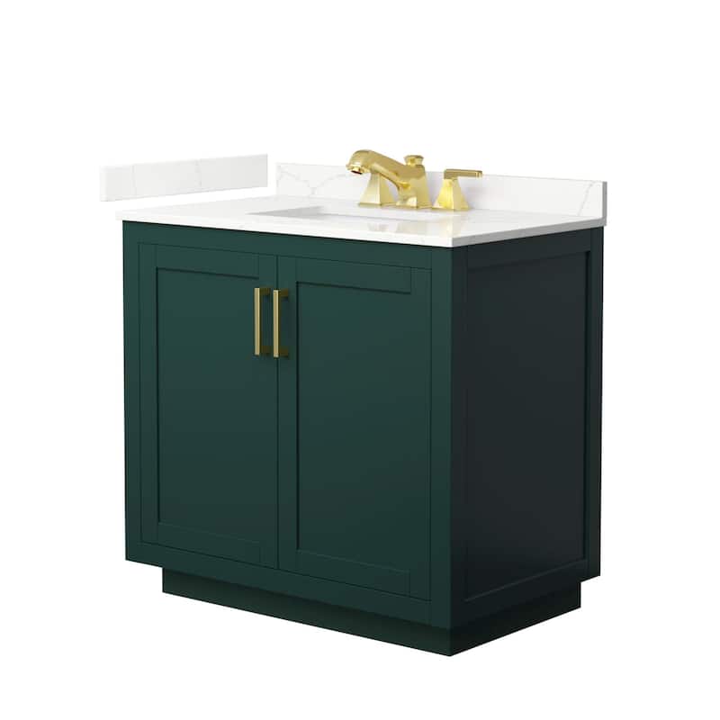 Wyndham Collection WCF292936S-QTZ-US3MXX Miranda 36" Free Standing
