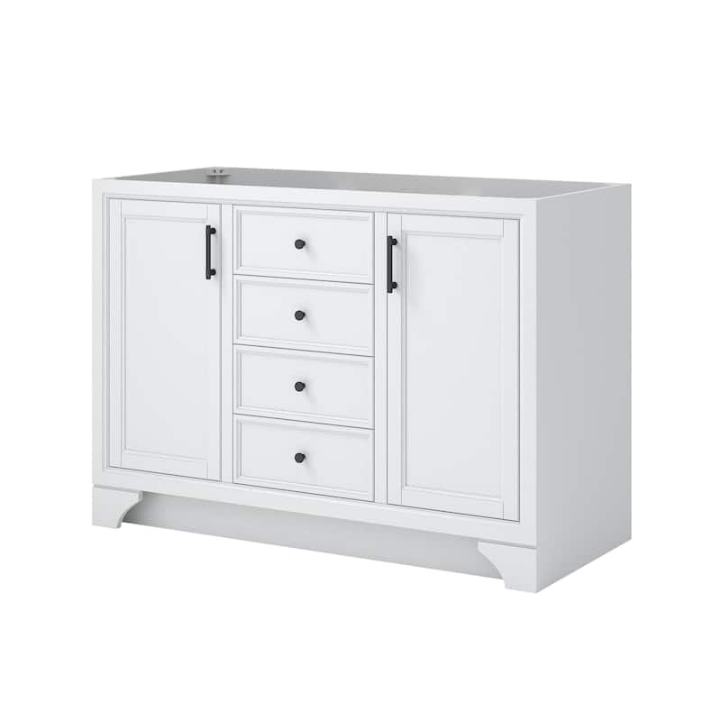 CRAFT + MAIN LCVT4922D-QCB Lanagan 49" Free Standing Single Basin