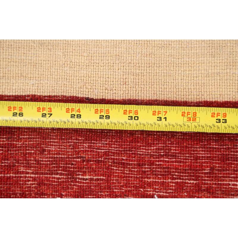 Modern Geometric Gabbeh Kashkoli Oriental Area Rug Wool Hand-knotted - 5'6" x 9'6"