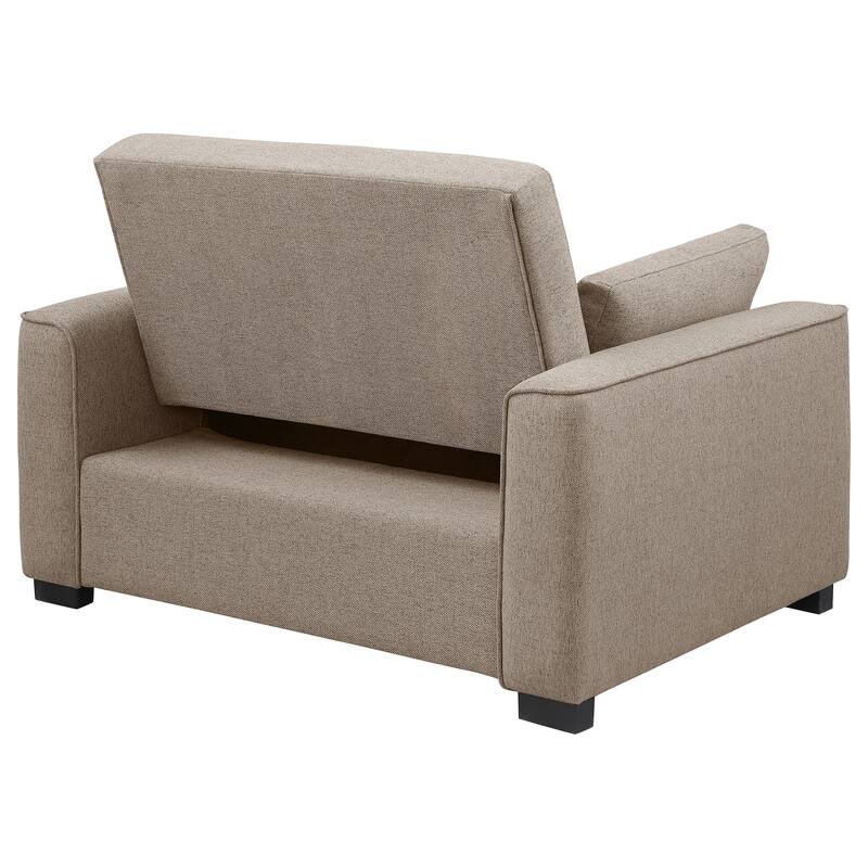 Edith Upholstered Convertible Sleeper Sofa Bed
