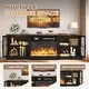preview thumbnail 21 of 52, 98" Farmhouse TV Stand with 36" Fireplace for TVs up to 100"