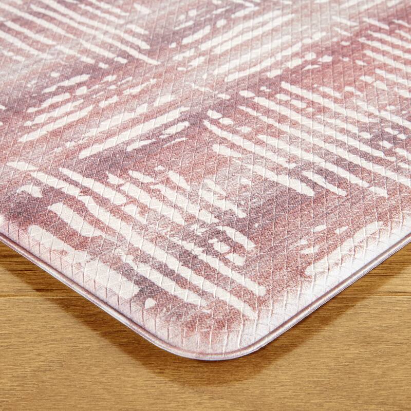 TOWN & COUNTRY BASICS Boho Geo Anti Fatigue Kitchen Mat Non-Slip Backing