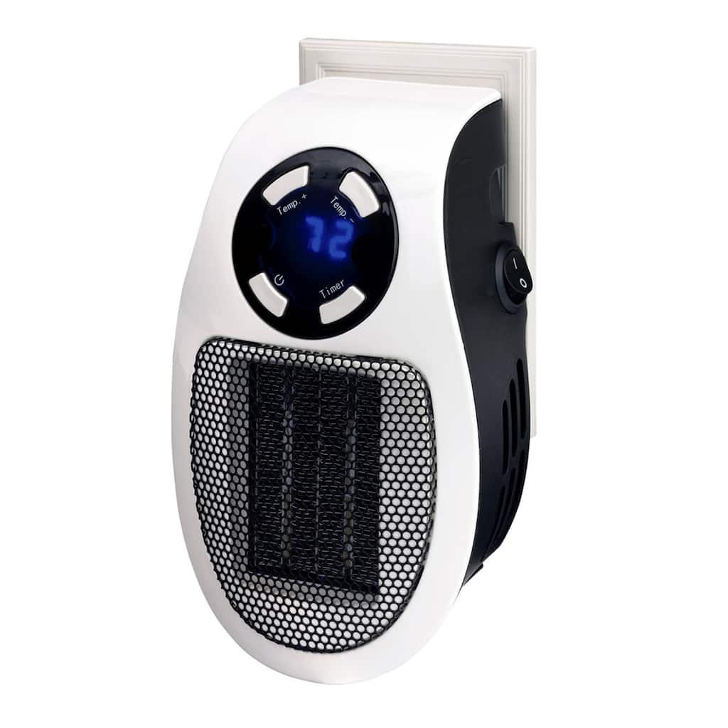 Small-Space Wall Plug-In Heater with Temperature Control