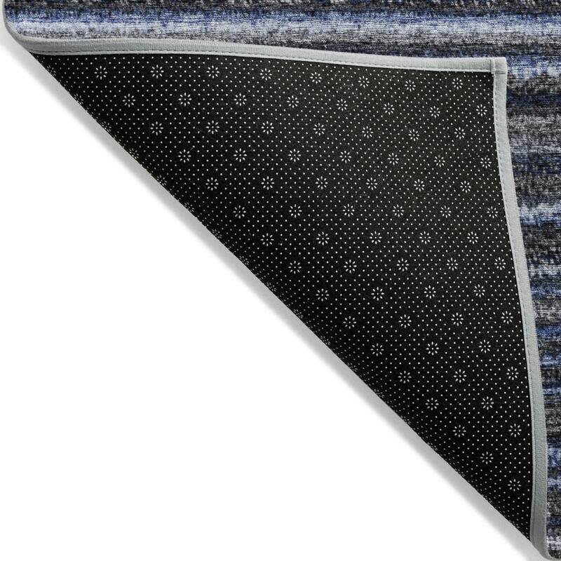 HomeRoots Striped Transitional Rectangle Outdoor Rug