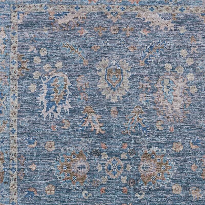 HomeRoots Floral Traditional Rectangle Outdoor Rug