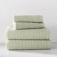 preview thumbnail 7 of 24, DKNY Metro Tile Quick Dry Bath and Hand Towel 4-piece Set Green Tea
