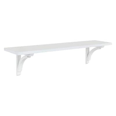 Kate and Laurel Corblynd Traditional Wood Wall Shelf