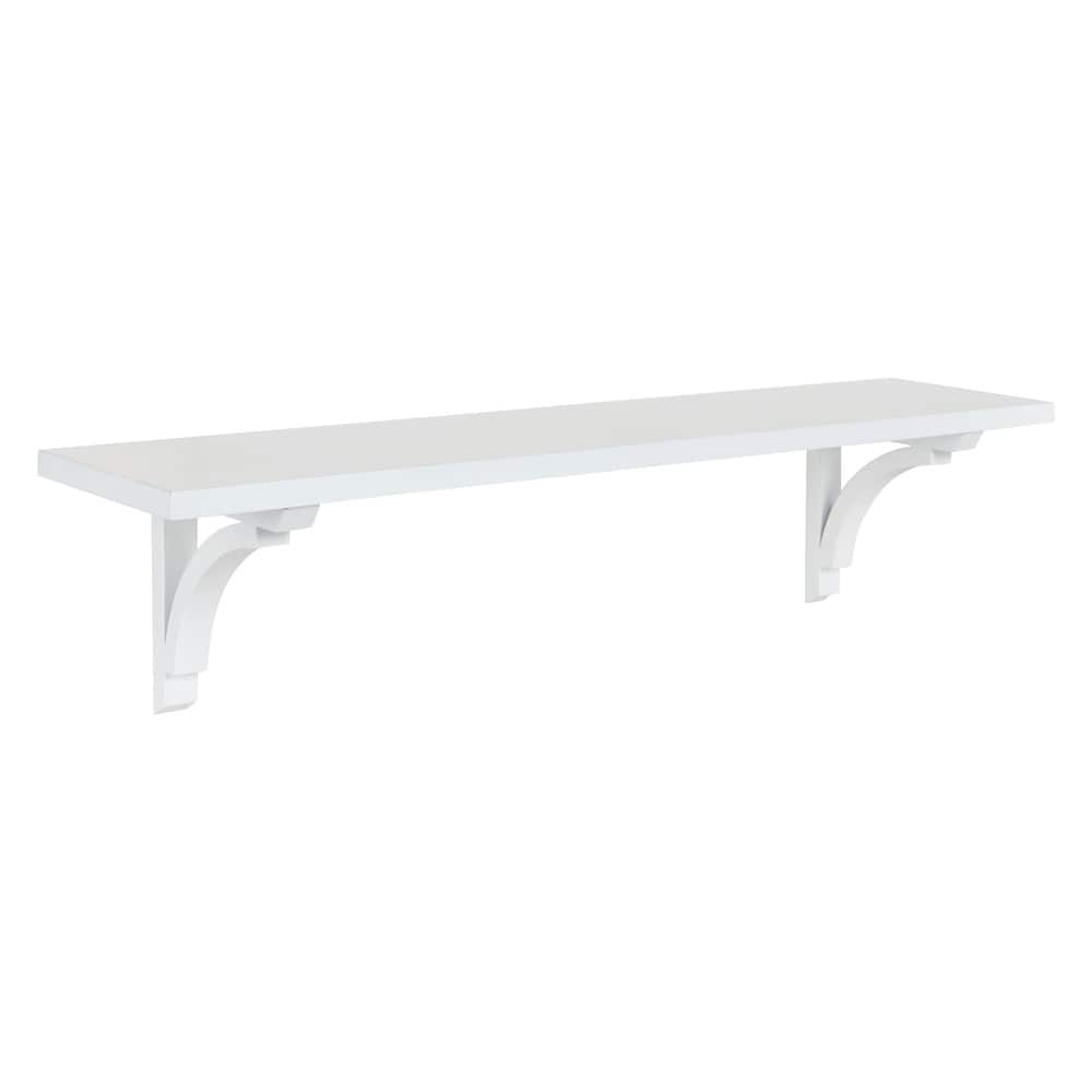 Kate and Laurel Corblynd Traditional Wood Wall Shelf