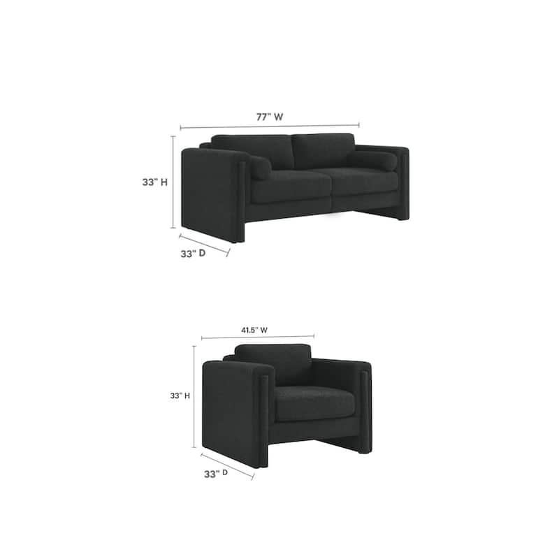 JASIWAY Modern Upholstered Sofa Sectional Sofa