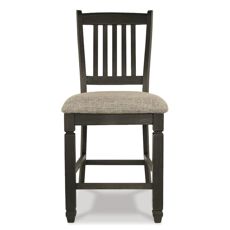 Signature Design by Ashley Tyler Creek Black / Grayish Brown 7-Piece Counter Height Dining Package