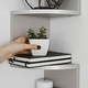 preview thumbnail 10 of 14, Danya B. Decorative 5-Tier Corner Floating Wall Mount Shelving Unit