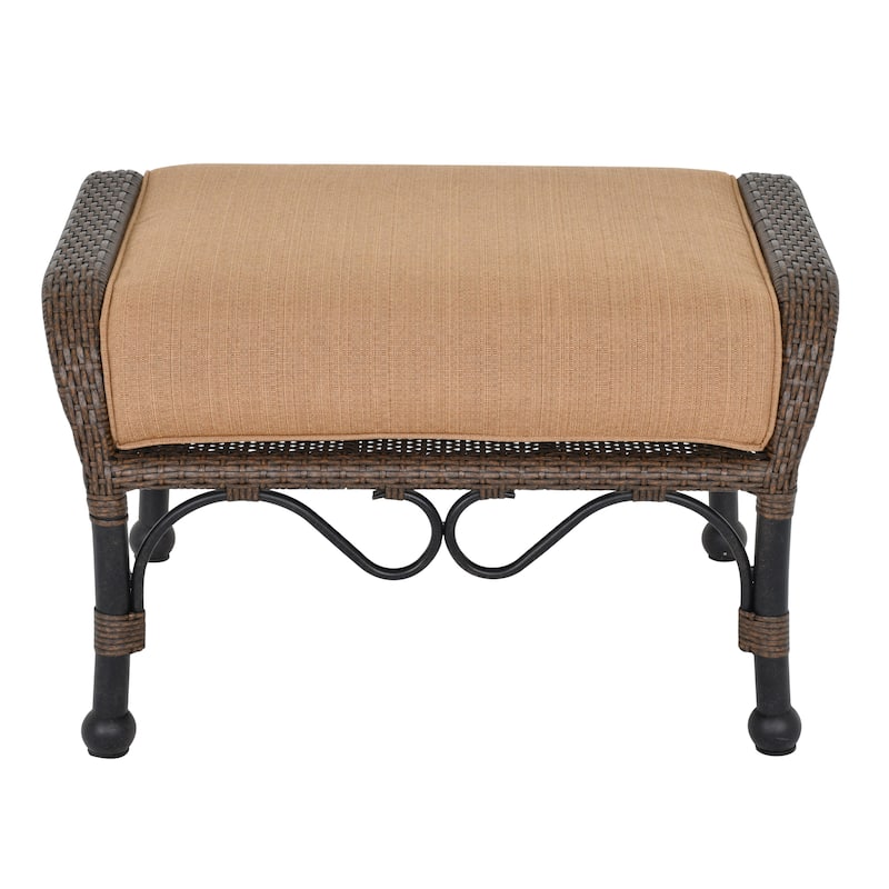 Grand Bonaire Weave Patio Ottoman