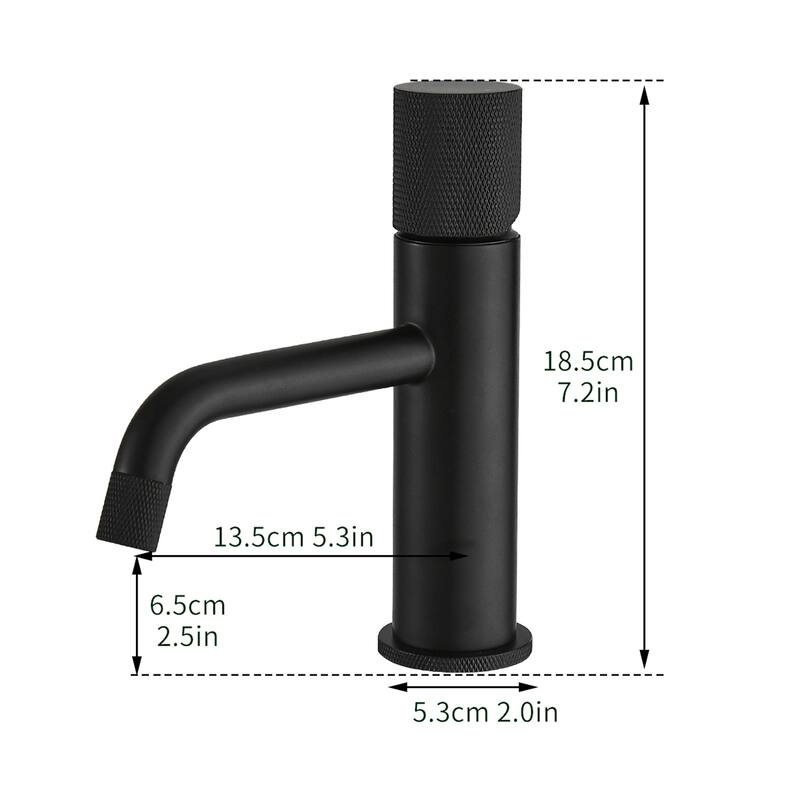 Topcraft Single Handle Modern Bathroom Faucet