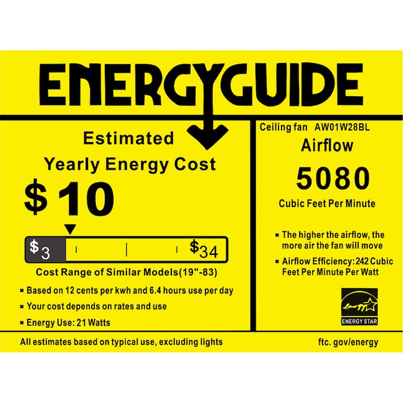 Chergo 52-Inch Flushmount Lighted Ceiling Fan Red Flower Tiffany Glass Lamp Black Finish