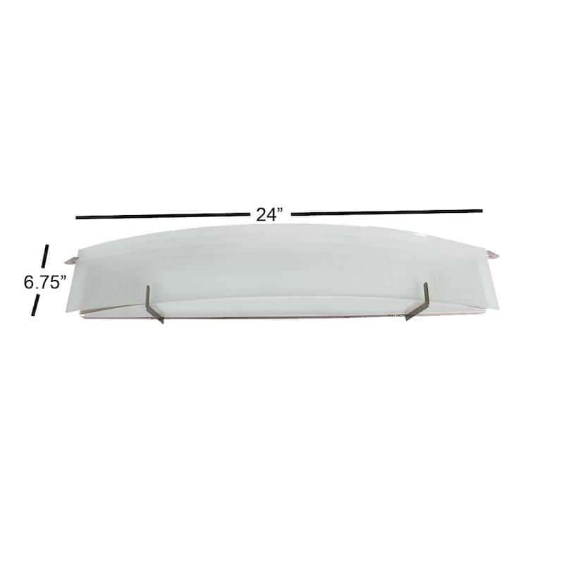 LED Light Wall Sconce - 24"W x 6.75"H x 4.5"D