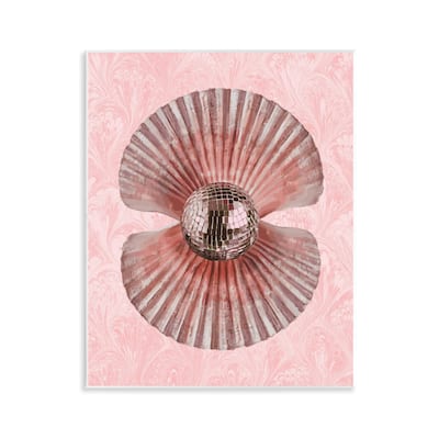 Stupell Disco Ball Clam Pearl Wall Plaque Art Design By Lil' Rue