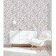 Gentle Peonies on Pink Background Wallpaper - Bed Bath & Beyond - 35646651