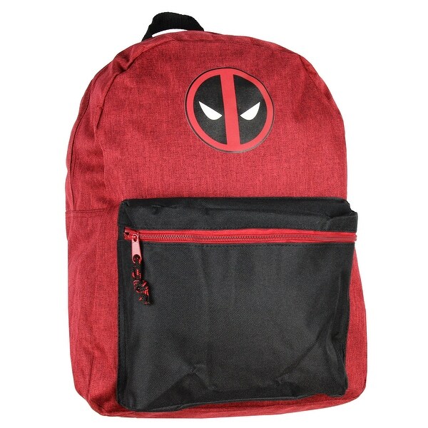red and black school bag