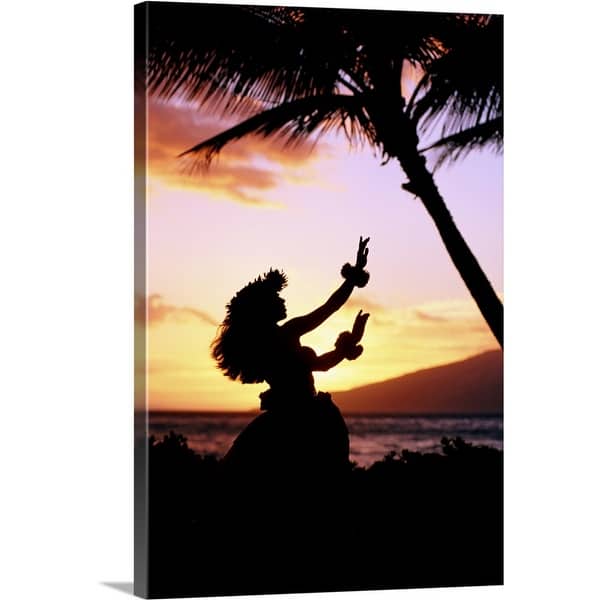 Hawaiian Islands hula dancer