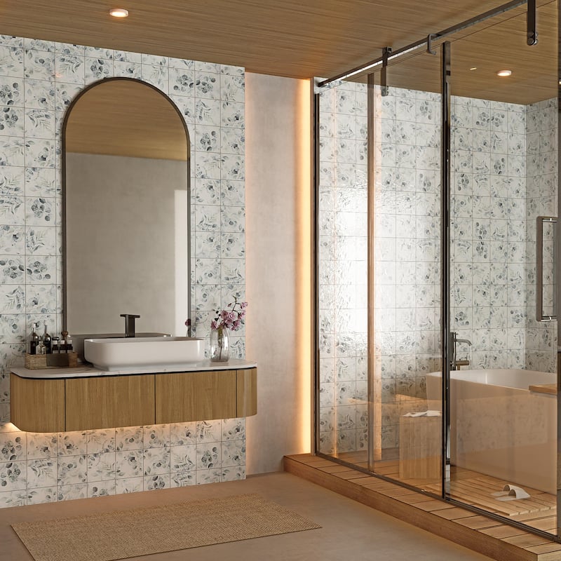 Merola Tile Mayolica Woods 5-7/8" x 5-7/8" Ceramic Wall Tile