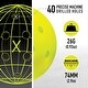 preview thumbnail 4 of 6, Franklin Sports Pickleball 2 Player Carbon Fiber Paddle and X-40 Pickleball Set