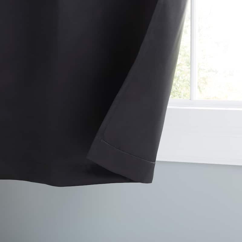 Estate View Seville Solid Grommet Top Curtain Panel Pair.