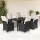 Option Black 59.1" x 35.4" x 29.5"-6 seats
