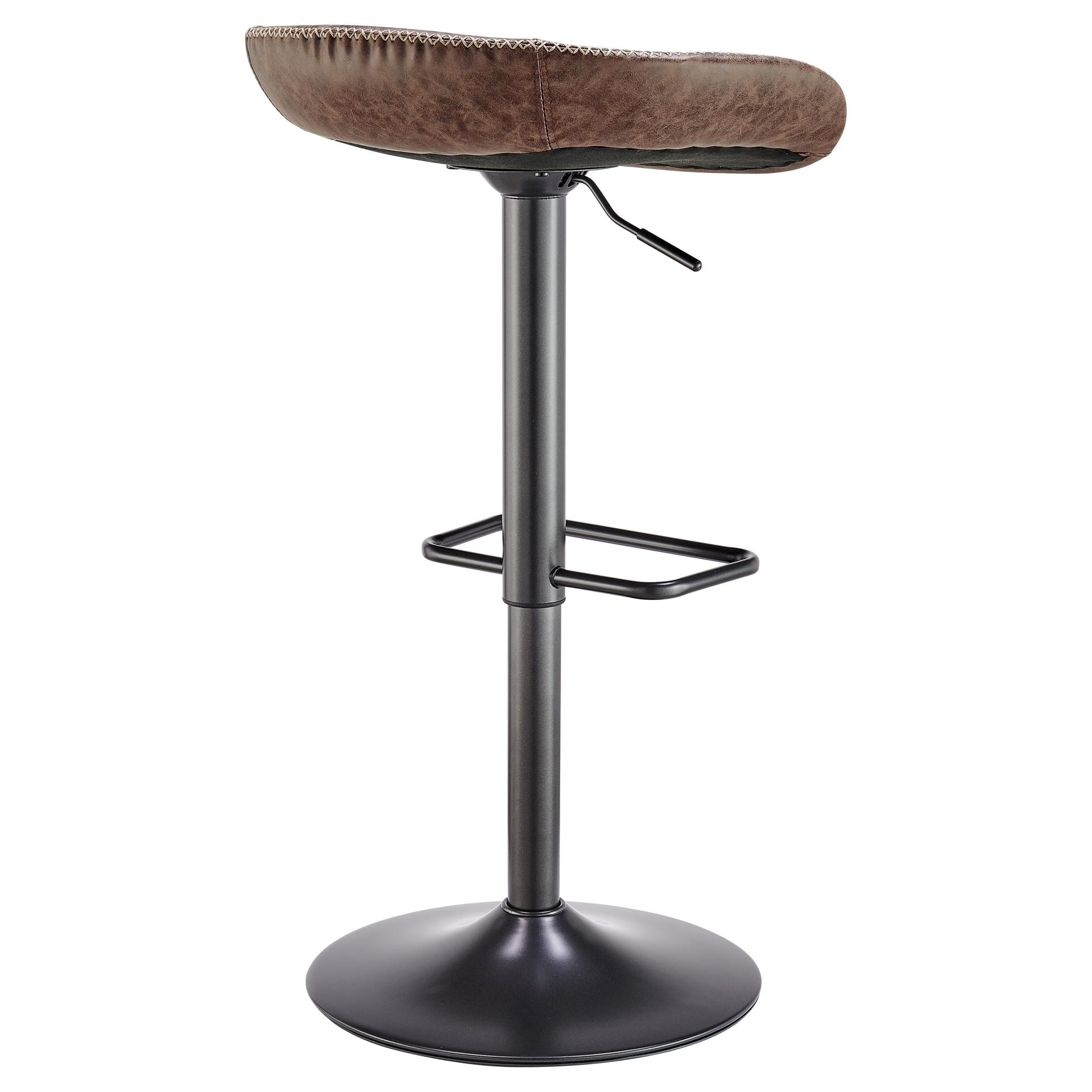 Leather gas lift bar discount stools