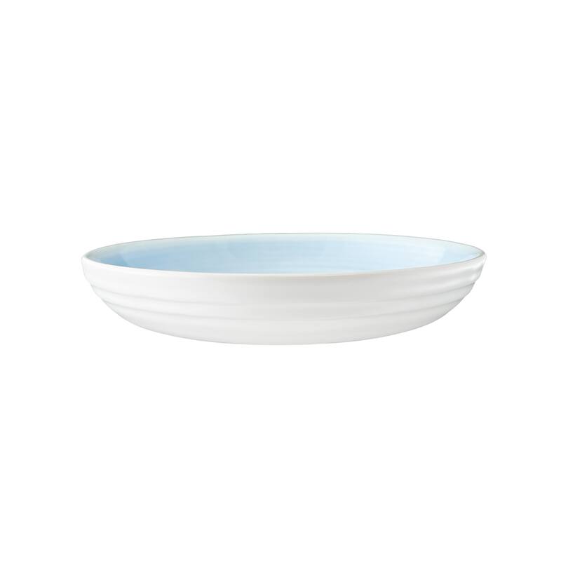 Lines Collection Pasta Bowls- Set of 4 - Blue