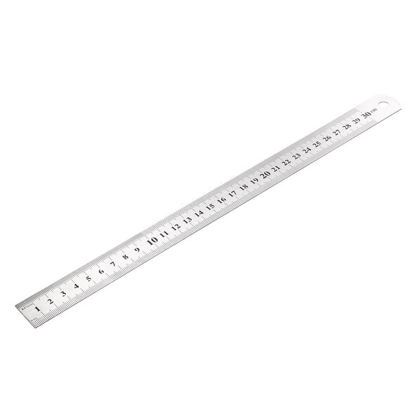 12-inch (30cm) Stainless Steel Straight Ruler Inches and Metric Scale - 12- Inch(0.5mm) - Bed Bath & Beyond - 27582392