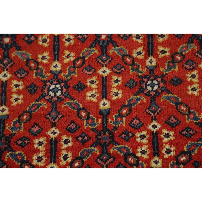 Hand Knotted Oriental 100% Wool Carpet Traditional Medallion Oranges & Rust Sultanabad Area Rug - 12' 0'' X 8' 8''