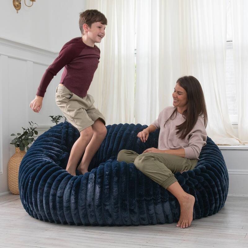 Jaxx 6 Foot Bean Bag, Loveseat, Sofa & Lounger - Mondo Fur